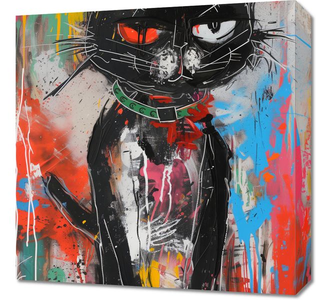 Obraz 50x50cm Gburowaty Kiciak zdjęcie 1