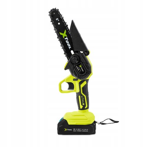 PIŁA AKUMULATOROWA ŁAŃCUCHOWA DO GAŁĘZI PILARKA RĘCZNA 6" 2x AKU na Arena.pl