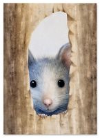 Plakat dla dziecka myszka mysz 70x100 cm