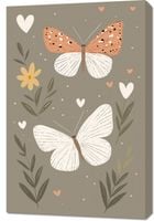 Obraz 60x90cm Wzory dla Dzieci, Dziewczynki Do Pokoju - Motylki