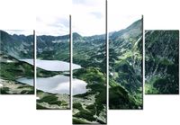 105CM 150CM OBRAZ 5 ELEM W DOLINIE PIĘCIU STAWÓW DRUK