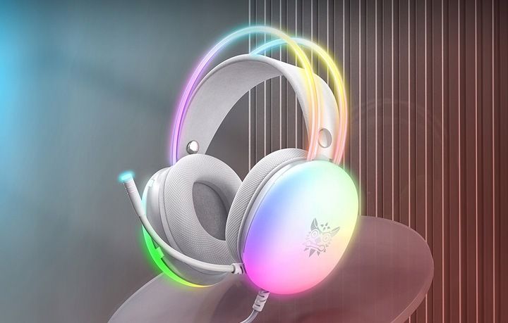 ONIKUMA X25 PRZEWODOWE SŁUCHAWKI GAMINGOWE NAUSZNE RGB Z MIKROFONEM zdjęcie 2