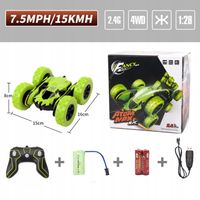 AUTO AKROBATA ZDALNIE STEROWANY SAMOCHÓD + PILOT 2,4 GHz AKUMULATOR 700mAh