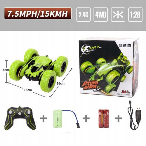 AUTO AKROBATA ZDALNIE STEROWANY SAMOCHÓD + PILOT 2,4 GHz AKUMULATOR 700mAh na Arena.pl