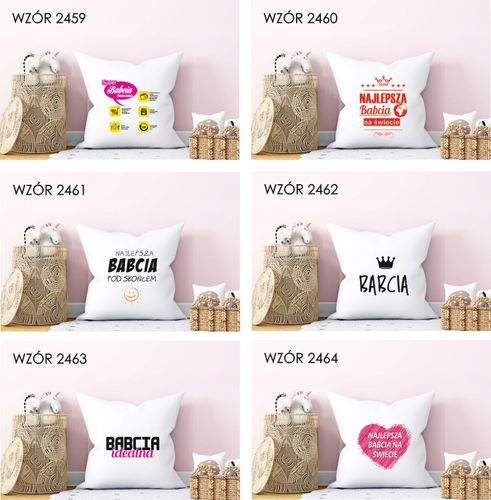 Poduszka PREZENT dla dziadków KOCHAM CIĘ na Arena.pl