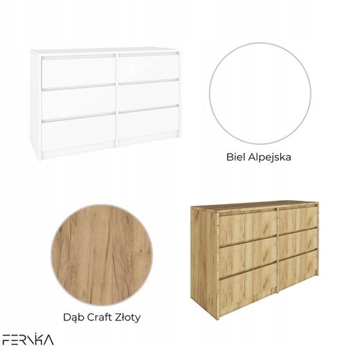 Komoda z 6 Szufladami – Funkcjonalność i Styl w Jednym! | 120x77x43 cm na Arena.pl