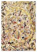 Obraz na płótnie abstrakcje Pollock 70x100 cm