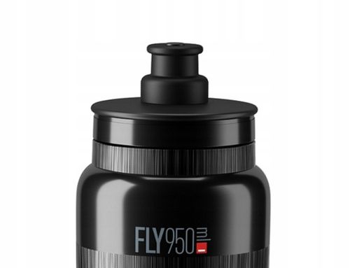 Bidon rowerowy Elite FLY Tex na wodę czarny, 950 ml BARDZO LEKKI na Arena.pl