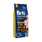Brit Premium By Nature Junior M Z Kurczakiem 15kg