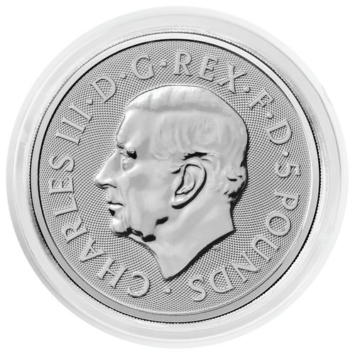 The Royal Tudor Beasts: Queen's Lion 2 uncje Srebra 2026 na Arena.pl