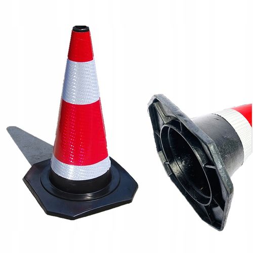 PACHOŁEK DROGOWY OSTRZEGAWCZY MIĘKKI ODBLASK SŁUPEK SKŁADANY ODBLASKOWY 57 na Arena.pl