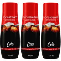 3x SYROP SODASTREAM KONCENTRAT COLA CLASSIC DO SATURATORA 9L NAPOJU z 440ml
