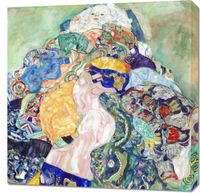Obraz 70x70cm Dziecko, Gustaw Klimt Vintage do Salonu
