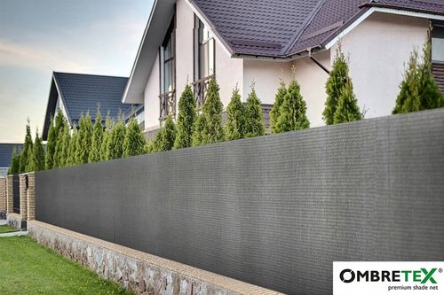 Siatka Maskująca Cieniującą 1,7x20m 95% 200g Osłona Na Płot Balkon Szara UV na Arena.pl