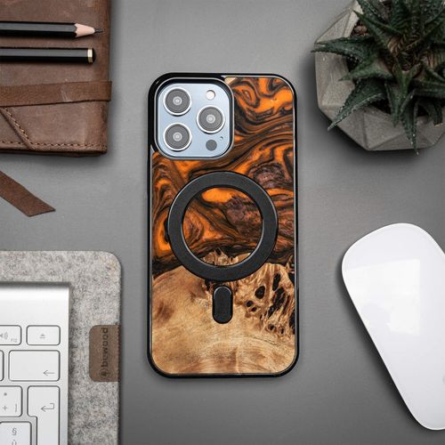 etui bewood unique do iphone 15 pro max - orange z magsafe na Arena.pl