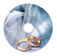 Ślub Ślubny Nadruk na płycie Maxell DVD-R 4,7G 16x 003