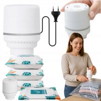 Pompka do worków na ubrania próżniowa podróżna podręczna mała