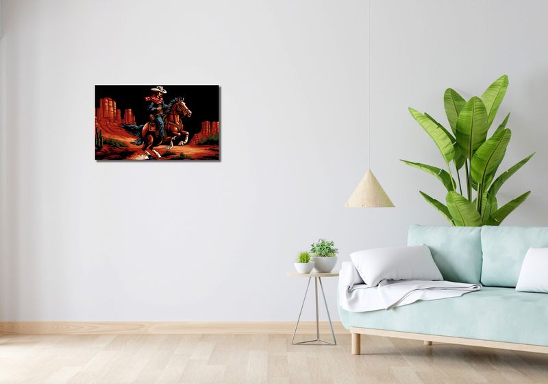 Obraz 70x40cm Galop przez Prerię zdjęcie 2