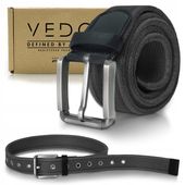 Solidny pasek parciany męski odlewana klamra mocny