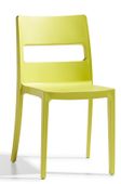 Krzesło Sai żółte z tworzywa