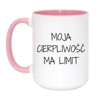 Duży Biało-Różowy 450 ml