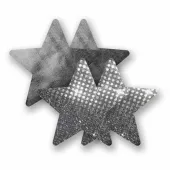 nippies solid nightfever star naklejki ochronne b, 2 pary, czarne i srebrne