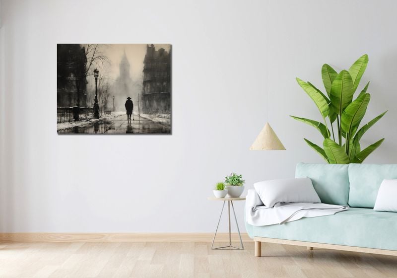 Obraz 90x70cm Mgła nad Londynem zdjęcie 2