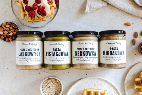 PASTA Z ORZECHÓW NERKOWCA 100% - 500g - Rzemiosło Natury na Arena.pl