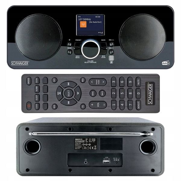 Radio INTERNETOWE Schwaiger Bluetooth DAB+ WLAN USB zdjęcie 1
