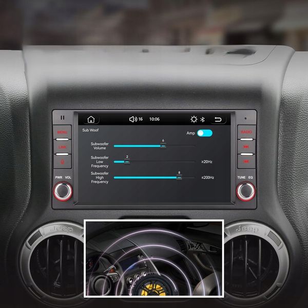 Radio Samochodowe Carplay Android Auto Do Jeep Wrangler Compass Dodge zdjęcie 4