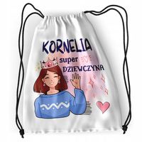 Plecak Sportowy Szkolny Dla Kornelii Worek Torba Z Nadrukiem Ze Zdjęciem