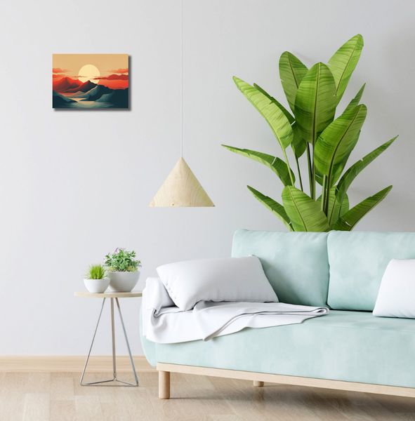 Obraz 30x20cm Zachód Słońca nad Górami zdjęcie 2