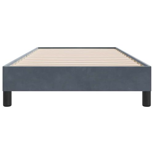 Łóżko Box Spring bez materaca Ciemnoszary 90x210 cm Aksamit na Arena.pl