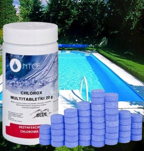 11w1 CHLOR TABLETKI 1kg 20g MULTIFUNKCYJNE DO BASENU JACUZZI SPA BLUE BASEN na Arena.pl
