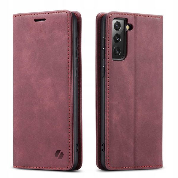 Spacecase Wallet Galaxy S21 Fe Red zdjęcie 7