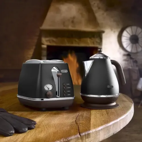 Czajnik elektryczny De'Longhi KBOV 2001.BK 2000 W 1,7 l czarny na Arena.pl