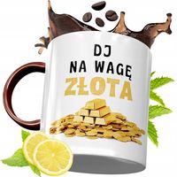 Kubek Bordowy Dla Dja Na Urodziny Prezent Z Nadrukiem Ze Zdjęciem