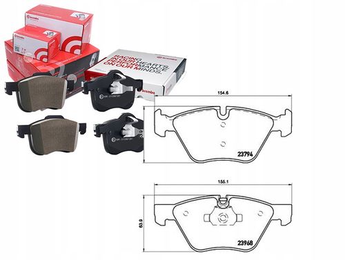 KLOCKI HAM BMW 3 (E90) BREMBO na Arena.pl