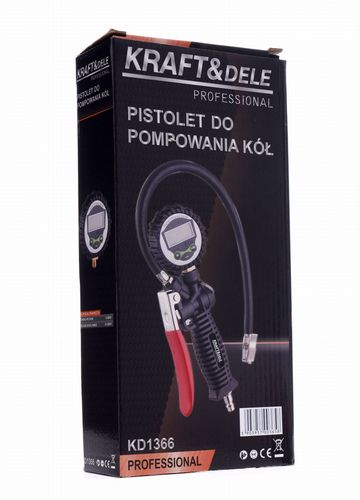 Pistolet do pompowania z manometrem LCD KD1366 na Arena.pl