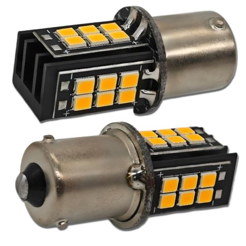 żarówka LED BAU15S 12V CANBUS pomarańczowa na Arena.pl