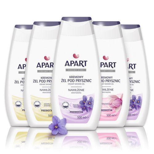 Apart Żel pod Prysznic Damski Vegan 96% Skł Pochodzenia Naturalnego 5x500ml na Arena.pl