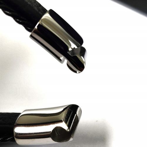 Bransoletka męska SKÓRZANA POTRÓJNA z GRAWEREM GRAWER IMIONA DATY PREZENT na Arena.pl