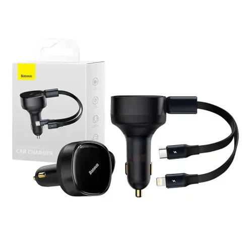 Ładowarka samochodowa Baseus 30W USB-C + Lightning na Arena.pl