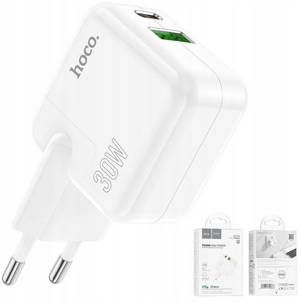 MOCNA SZYBKA ŁADOWARKA Typ Typu C USB-C 30W do iPhone 15 16 e Plus Pro Max zdjęcie 1