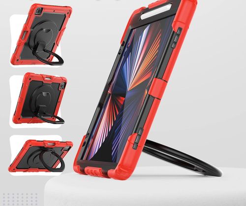 Etui do iPad Pro 11” z Obrotową Podstawką i Miejscem na Rysik Czerwone na Arena.pl