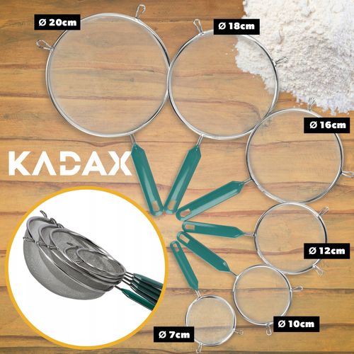 SITKO PRZESIEWACZ MĄKI KUCHENNE NIERDZEWNE 20 cm na Arena.pl