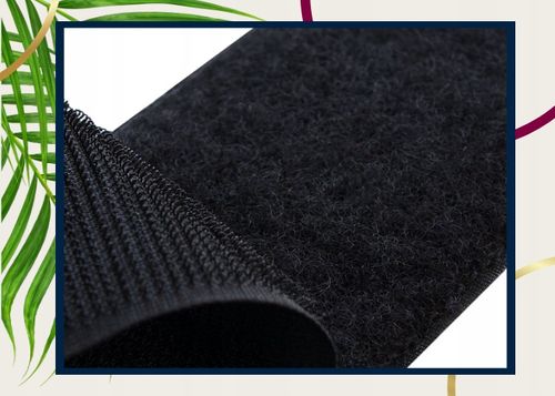 Taśma rzep samoprzylepny do paneli tapicerowanych CZARNY 50 mm - 5 na Arena.pl