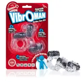 the screaming o vibroman - zestaw trojpierścieniowy wibrujący sebs