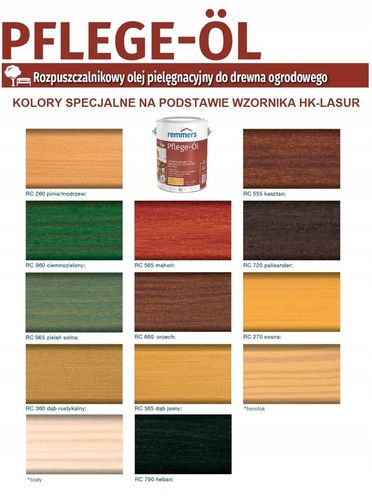 Olej do drewna Remmers orzech 5L na Arena.pl