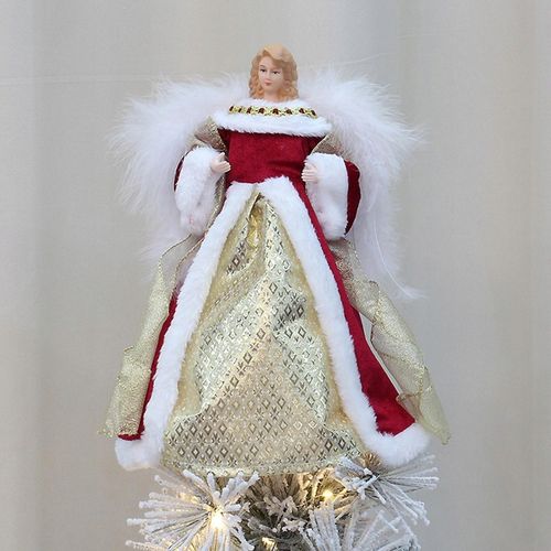 Topper z drzewa anioła, dekoracja świąteczna, figurka anioła do sypialni, na Arena.pl